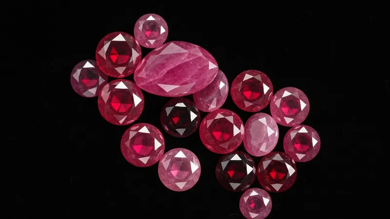 Quelle est la couleur d'un rubis ? Rouge et nuances